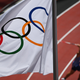 A view of the Olympic rings flag during the Men’s Javelin Throw Qualification on day twelve of the Tokyo 2020 Olympic Games on August 04, 2021